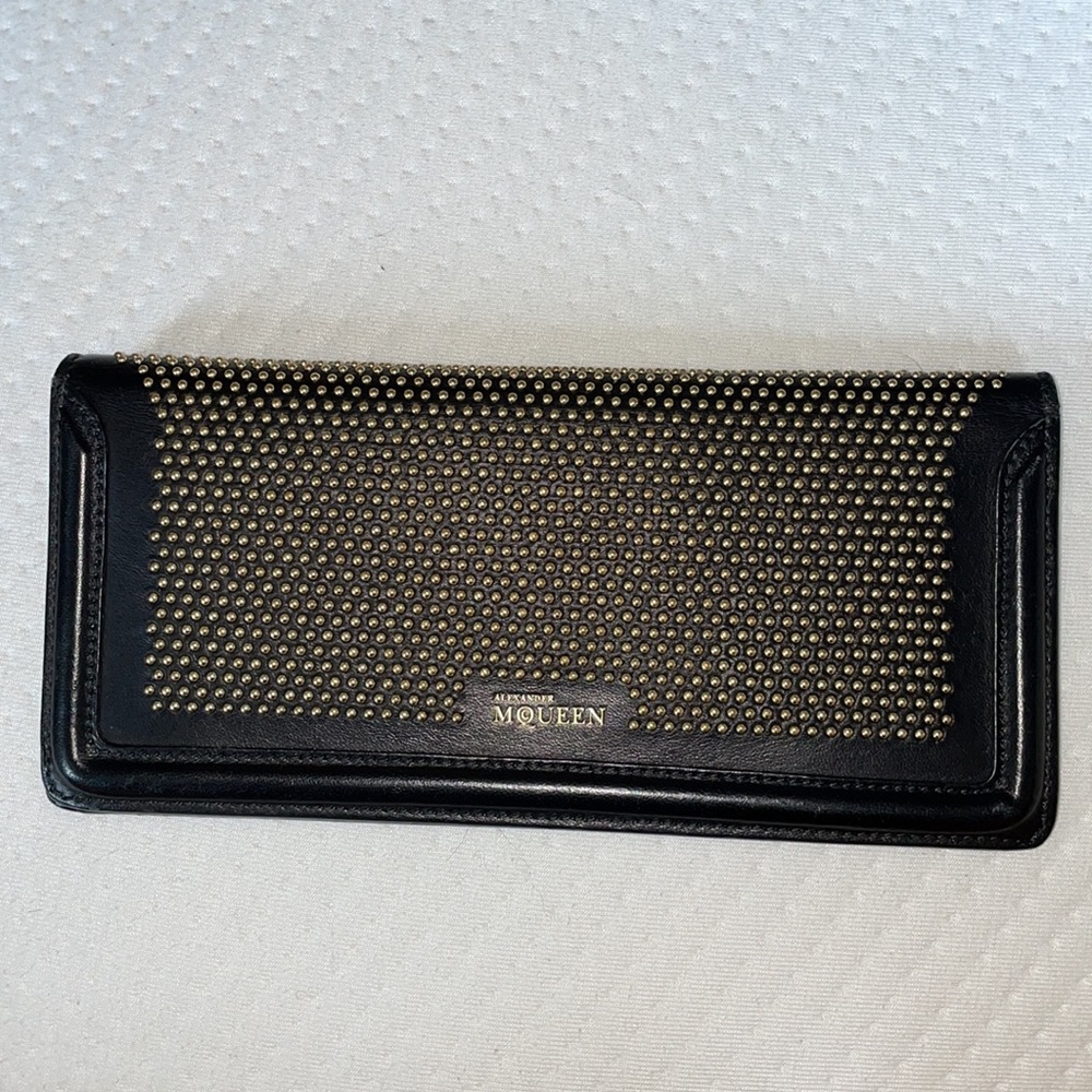 Alexander McQueen Studded Leather Wallet